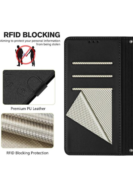 Ipod Touch 7/6/5 Flıp Kapak Rfıd Engelleme Kart Tutucu Cüzdan Pu (Yurt Dışından)