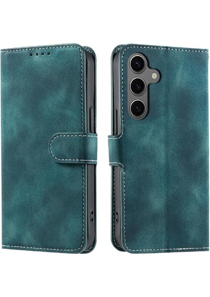 Samsung Galaxy A15 Için Flip Case 4g/5g Pu Deri Manyetik Bilek Kayışı (Yurt Dışından)