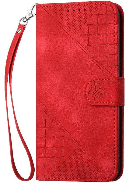 Ayrılabilir El Kayışı ile IPhone 7/8 ve Kredi Kartı Yuvası Için Flip Case (Yurt Dışından)