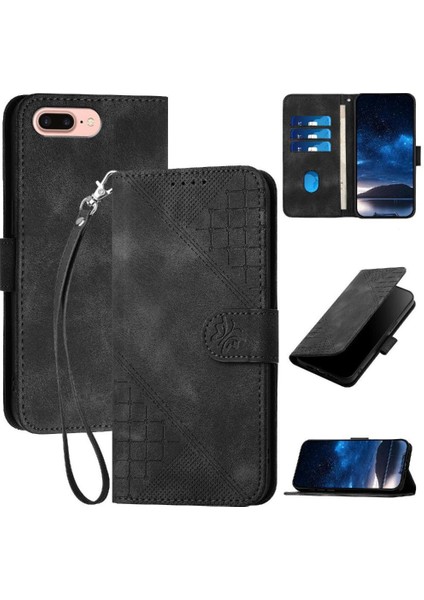 IPhone 7 Için Flip Case Artı/8 Artı ve Ayrılabilir ile Kredi Kartı Yuvası (Yurt Dışından)