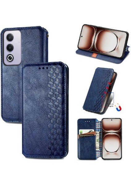 Oppo A3 Pro Cüzdan Fonksiyonu Için Zarif Iş Çevirme Kapağı Tasarımı (Yurt Dışından)