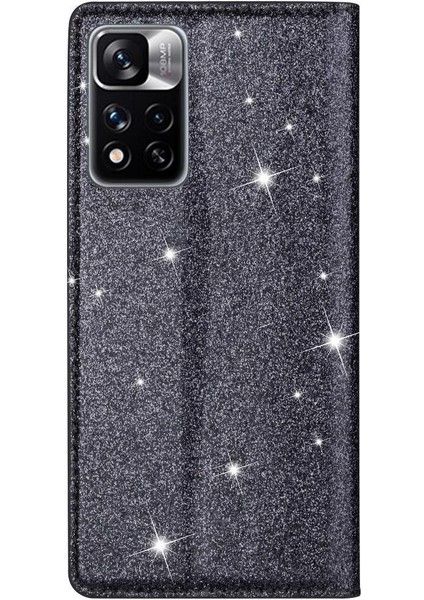 Glitter Flip Case Xiaomi Redmi Için Not 11 Pro 4g/5g Flip Case Cüzdan Kart (Yurt Dışından) indirimleri
