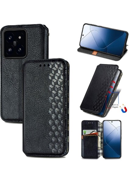 Xiaomi 14T Pro Flip Kapak Kılıf Için Kılıf Zarif Iş Moda (Yurt Dışından) indirimleri