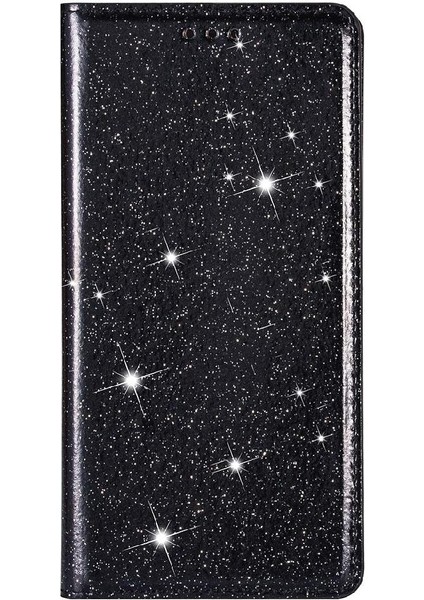 IPhone 14 Için Glitter Flip Case Pro Max Flip Case Cüzdan Pu Deri Kart (Yurt Dışından)