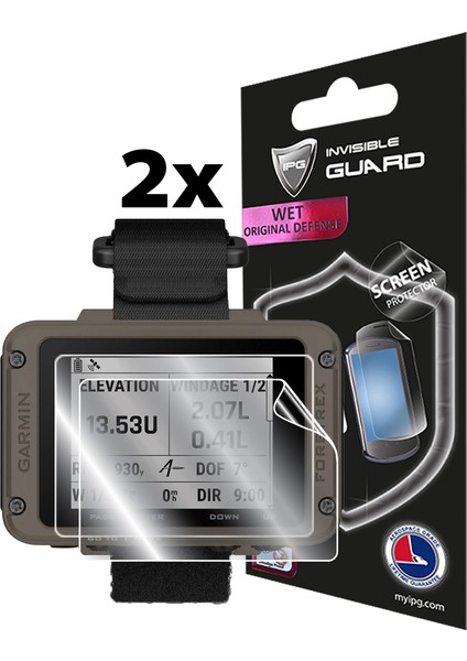 Garmin Foretrex 801-901 Ballistic Edition El Tipi Gps Ipg Hydrogel Ekran Koruyucu (2 Adet)