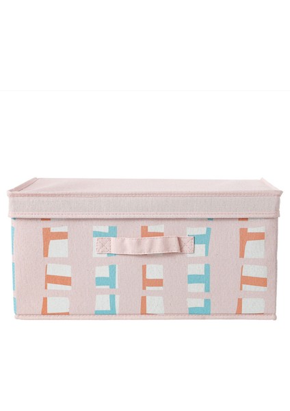Kapaklı Katlanır Saklama Kutusu (Büyük) - Pembe fiyatları
