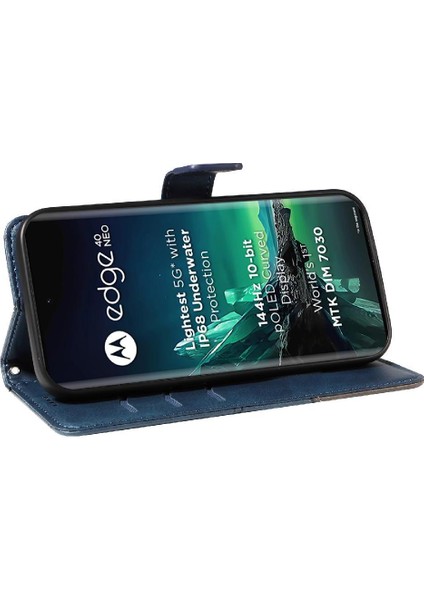 Motorola Kenar 40 Neo ve Kart Yuvası Yüksek Kaliteli Deri Çanta Için Flip Case (Yurt Dışından) indirimleri