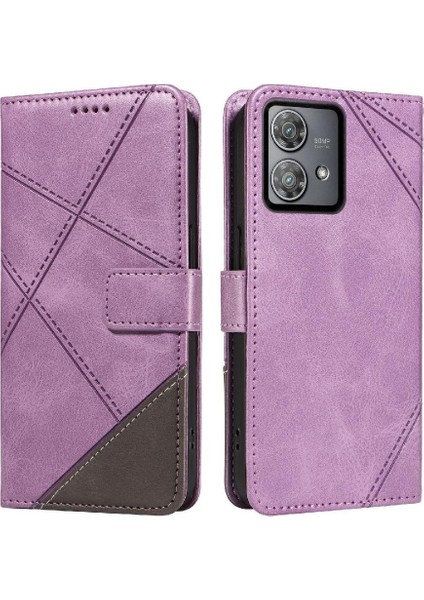 Motorola Kenar 40 Neo ve Kart Yuvası Yüksek Kaliteli Deri Çanta Için Flip Case (Yurt Dışından)