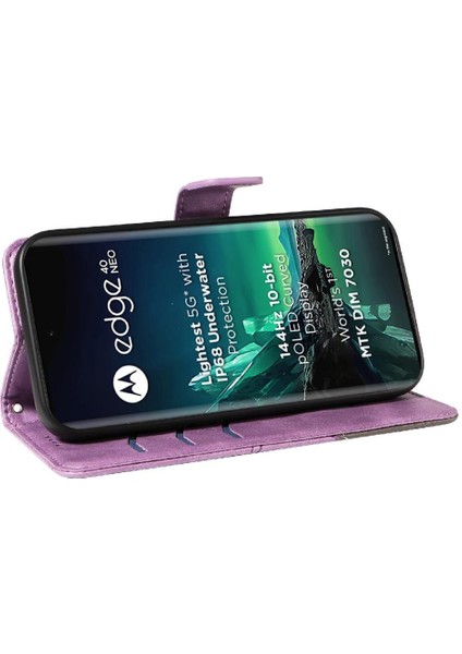 Motorola Kenar 40 Neo ve Kart Yuvası Yüksek Kaliteli Deri Çanta Için Flip Case (Yurt Dışından) fırsatları