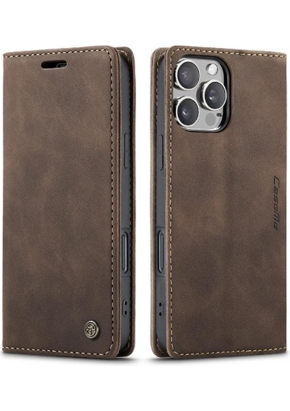 IPhone 16 Için Flip Case Manyetik Kapatma Darbeye Vintage Pu Deri (Yurt Dışından) fiyatları