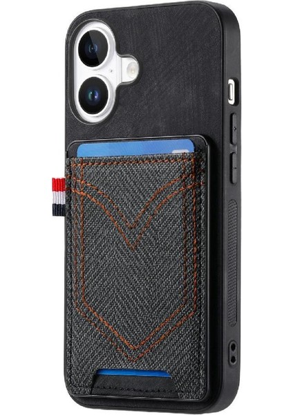 Iphone 16 Için Kılıf Manyetik Araç Montaj Kot Cep Tasarım Crad Yuvası (Yurt Dışından) indirimleri