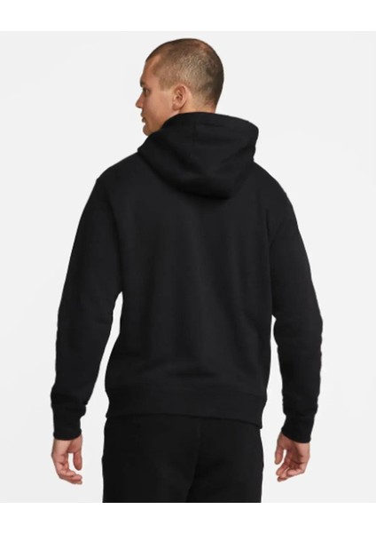 Sportswear Fleece Pullower Standart Fit Kesim Erkek Siyah Sweatshrit modelleri