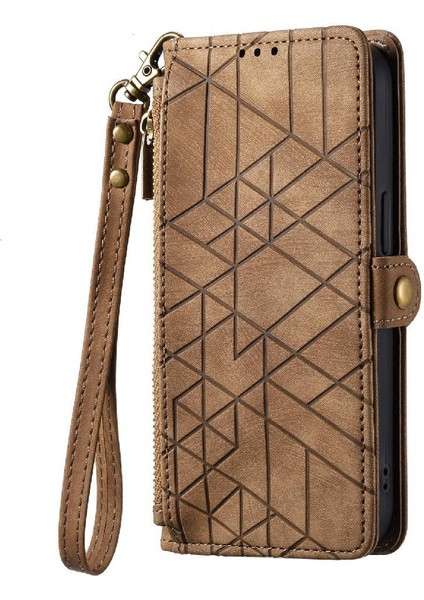Iphone 16 Için Flip Case Pro Max Kapak Çevirin Darbeye Cüzdan Deri Kılıf (Yurt Dışından)