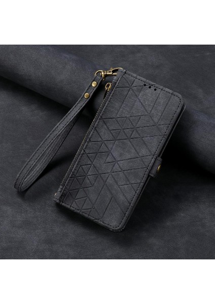 Iphone 16 Için Flip Case Artı Darbeye Deri Kılıf Cüzdan Kapak Çevirin (Yurt Dışından)