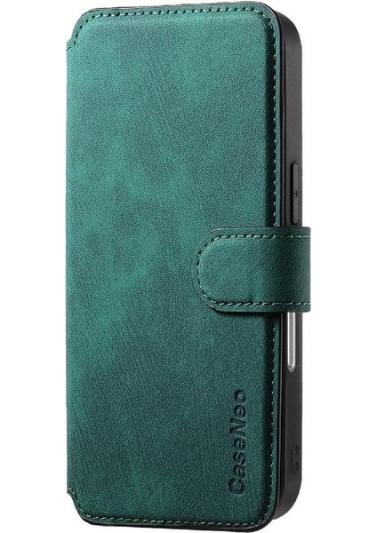 Iphone 16 Için Flip Case Artı Kart Standı Cüzdan Mıknatıs Koruyucu Malzeme (Yurt Dışından)