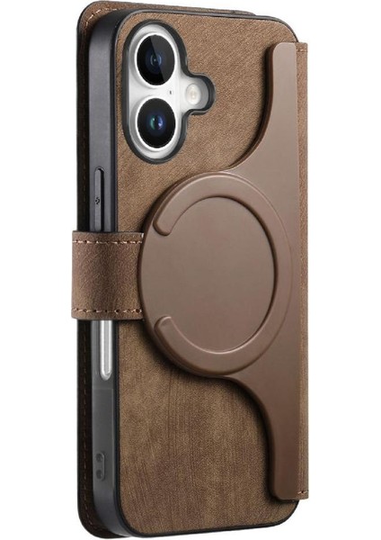 Iphone 16 Için Flip Case Retro Kart Standı Mıknatıs Koruyucu Malzeme Cüzdan (Yurt Dışından) fiyatları