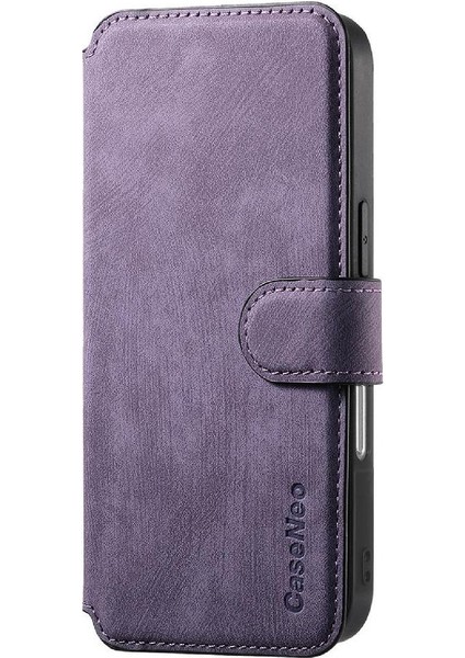 Iphone 16 Için Flip Case Artı Kart Standı Cüzdan Mıknatıs Koruyucu Malzeme (Yurt Dışından)