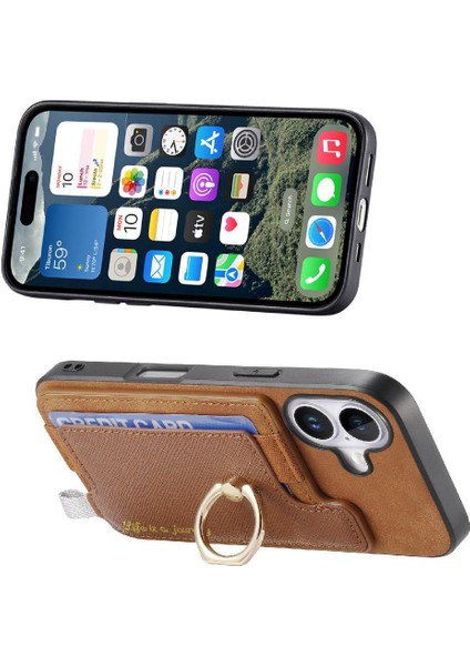 Iphone 16 Için Kılıf Cüzdan Magsafe Uyumlu Manyetik Halka Standı Tutucu (Yurt Dışından) indirimleri