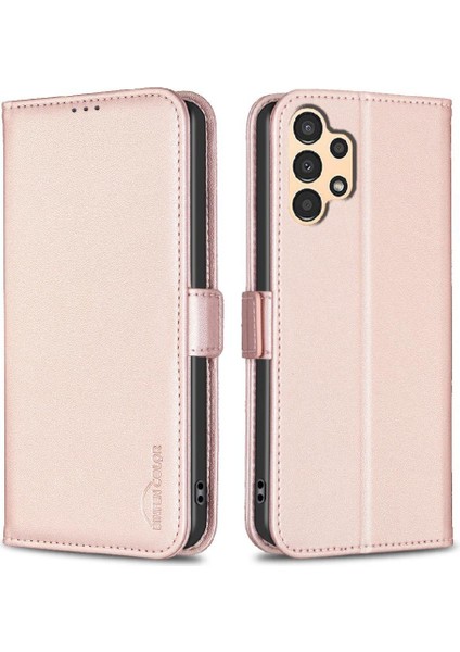 Samsung Galaxy A32 5g Manyetik Kickstand Darbeye Dayanıklı Tpu Kartı Için Flip Case (Yurt Dışından)