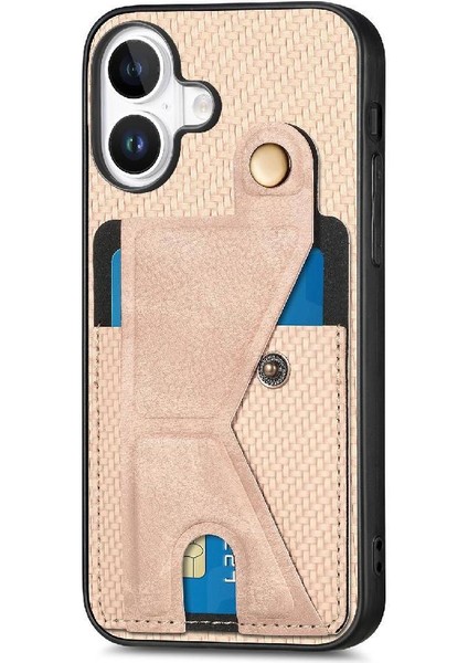 Iphone 16 Için Kılıf Braketi Standı Fonksiyonu Kart Sahibi Manyetik Tasarım (Yurt Dışından) modelleri