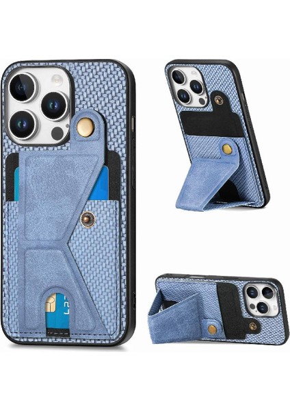Iphone 16 Için Kılıf Pro Max Manyetik Tasarım Standı Fonksiyon Braketi (Yurt Dışından)