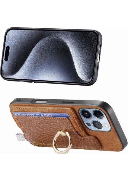 Iphone 16 Pro Magsafe Uyumlu Cüzdan Manyetik Halka Standı (Yurt Dışından)