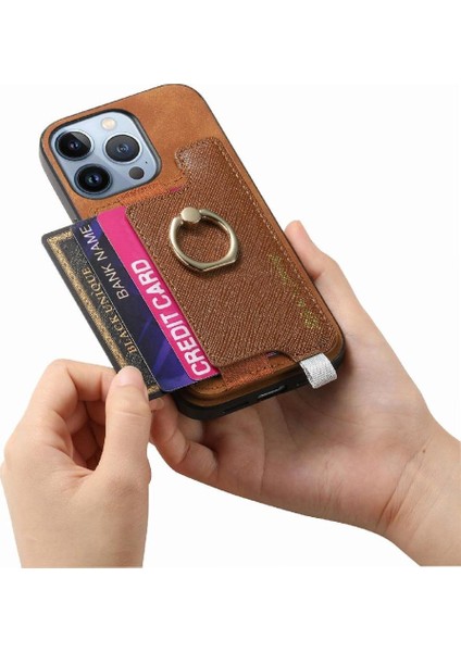 Iphone 16 Pro Magsafe Uyumlu Cüzdan Manyetik Halka Standı (Yurt Dışından)