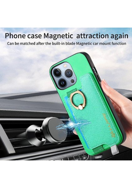 Iphone 16 Pro Magsafe Uyumlu Cüzdan Manyetik Halka Standı (Yurt Dışından)