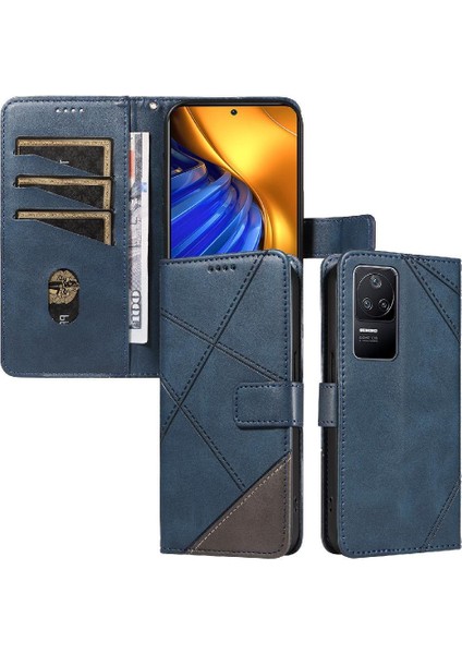 Mays Boutique Xiaomi Redmi K40S Deri Telefon Koruma Kılıfı Için Flip Case Yüksek Kalite (Yurt Dışından)