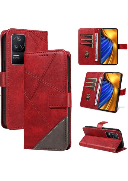 Mays Boutique Xiaomi Redmi K40S Deri Telefon Koruma Kılıfı Için Flip Case Yüksek Kalite (Yurt Dışından)