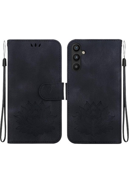 Samsung Galaxy A54 5g Için Flip Case Cüzdan Kabartma Lotus Çiçek Kickstand (Yurt Dışından)