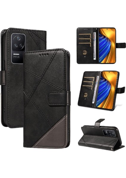 Mays Boutique Xiaomi Redmi K40S Deri Telefon Koruma Kılıfı Için Flip Case Yüksek Kalite (Yurt Dışından)