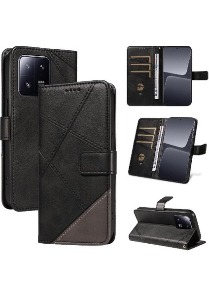 Xiaomi 13 Pro ve Elmas Telefon ile Kart Yuvası Yüksek Kalite Için Flip Case (Yurt Dışından)