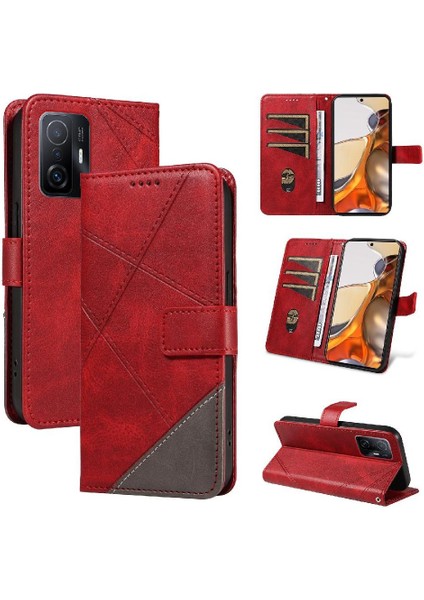 Xiaomi 11T/11T Pro ve Kart Yuvası Yüksek Kaliteli Deri Telefon Için Flip Case (Yurt Dışından)