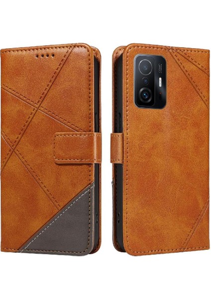 Xiaomi 11T/11T Pro ve Kart Yuvası Yüksek Kaliteli Deri Telefon Için Flip Case (Yurt Dışından)
