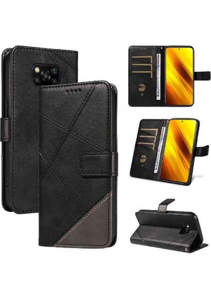 Elmas Dikiş Yüksek Kaliteli Telefon ile Xiaomi Poco X3 Nfc Için Flip Case (Yurt Dışından)
