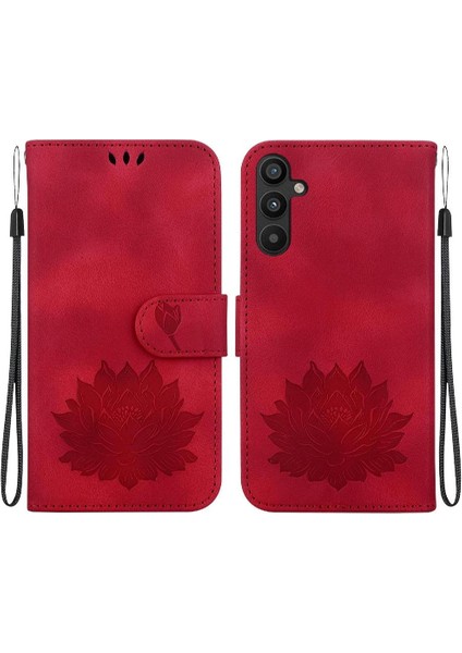 Samsung Galaxy A34 5g Cüzdan Kickstand Manyetik Kabartma Için Flip Case (Yurt Dışından)
