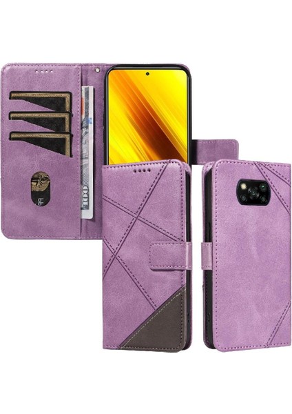 Elmas Dikiş Yüksek Kaliteli Telefon ile Xiaomi Poco X3 Nfc Için Flip Case (Yurt Dışından)