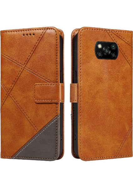 Elmas Dikiş Yüksek Kaliteli Telefon ile Xiaomi Poco X3 Nfc Için Flip Case (Yurt Dışından)