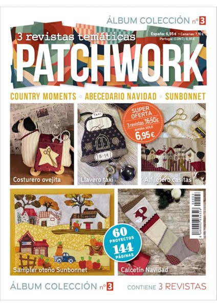 Patchwork En Casa Nakış Elişi Hobi Dergisi No. 3