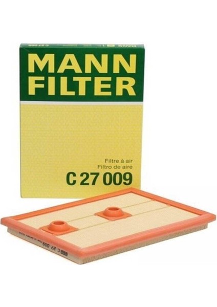 Mann Audı A3 (8VA/8VS/8V7) 1.4 Tfsı 92KW 125HP Hava Filtresi C27009 Mann