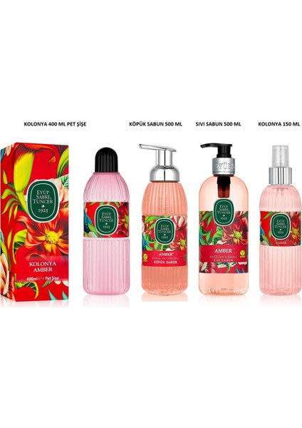 Amber Serisi ( Kolonya , Sıvı ve Köpük Sabun)
