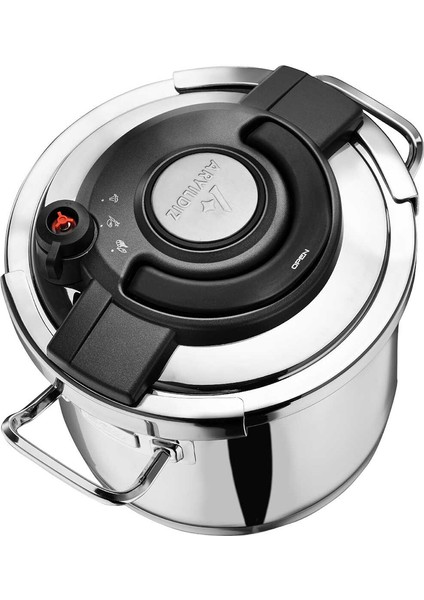 Touch & Cook Kanka Düdüklü Tencere Seti 6 + 4 Litre