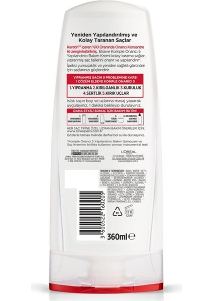 Komple Yapılandırıcı Bakım Kremi 360 ml