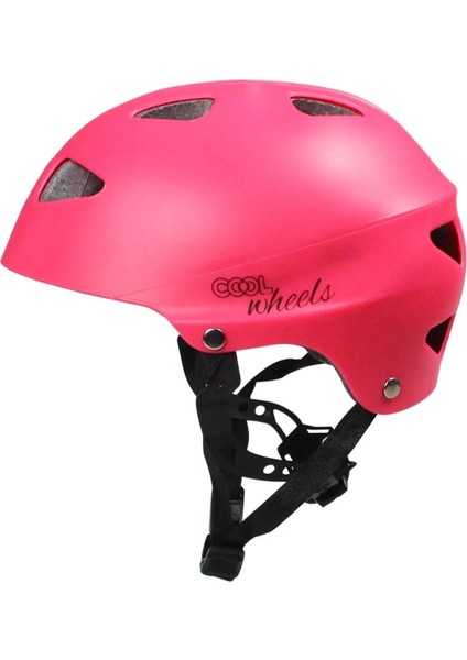 Pembe Kız Çocuk Kaskı Spor Koruyucu Başlık Kaskı Kaykay Bisiklet Scooter Paten Için Kask Ayarlanabilir