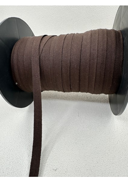 1 cm Grogren Şerit-5 Metre-(Kahverengi)