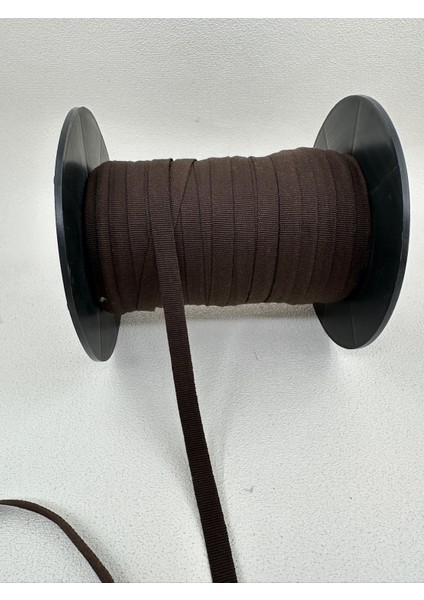 1 cm Grogren Şerit-5 Metre-(Kahverengi)