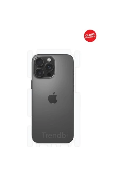 iPhone 16 Pro Max Arka Yan Koruyucu Hd Film