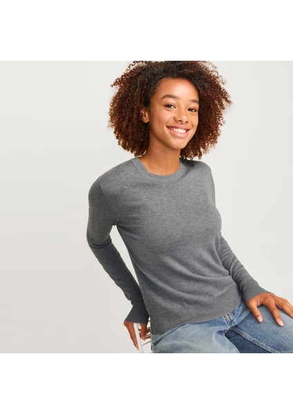 Kadin Bisiklet Yaka Uzun Kollu Kazak - Cara fırsatları