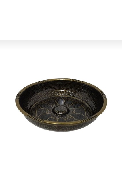 Tekno Trust Hamam Tası Antik Kurna Tası Işlemeli Motifli Eskitme Hamam Tası